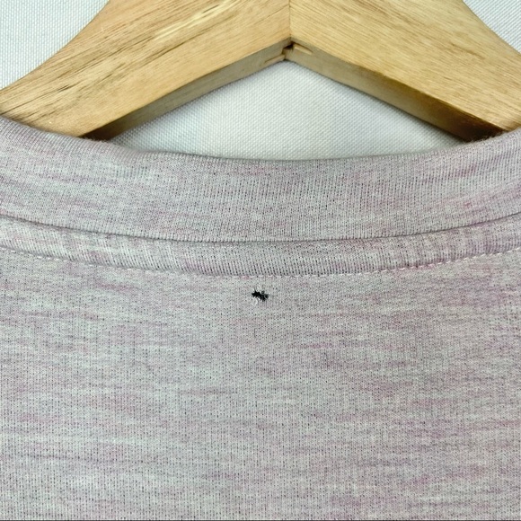 Gymshark Light Marled Pink Crewneck Long Sleeve Cropped Pullover S - Picture 5 of 7